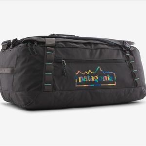 NWT Patagonia Black Hole Duffle 55L Unity Ink Black Matte Fitz